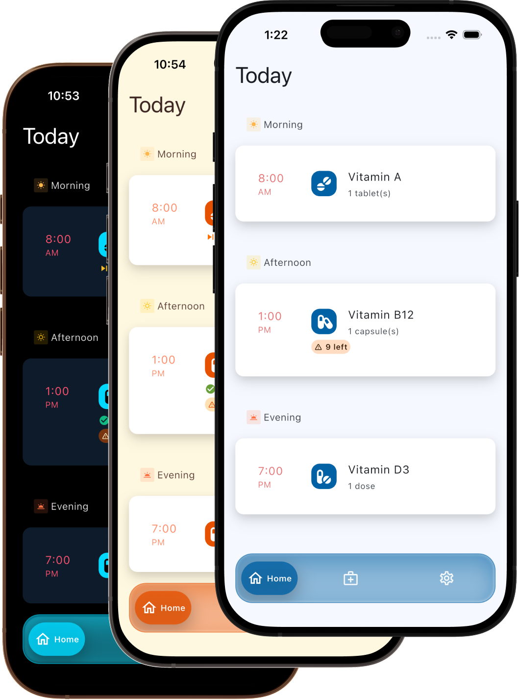 Timely Pill App - Multiple Beautiful Themes